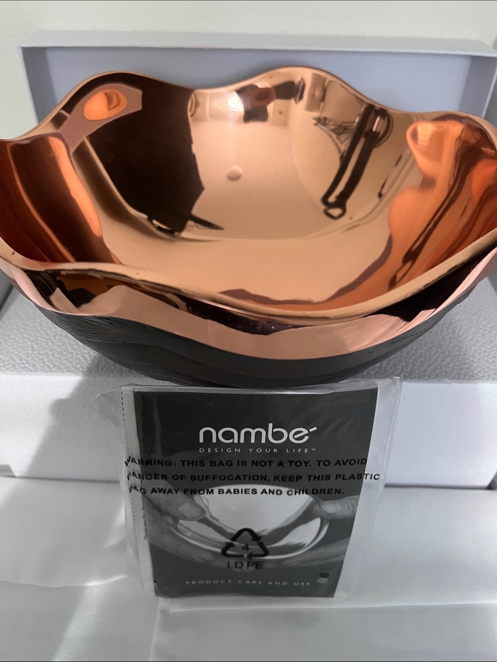 Nambe Copper Canyon Bowl 10”